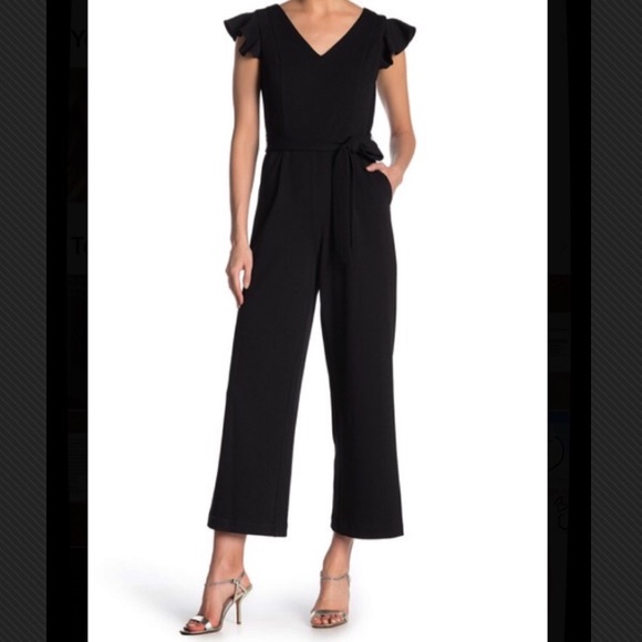 tahari black jumpsuit